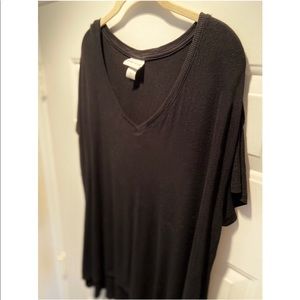 AVA + VIV black casual top
